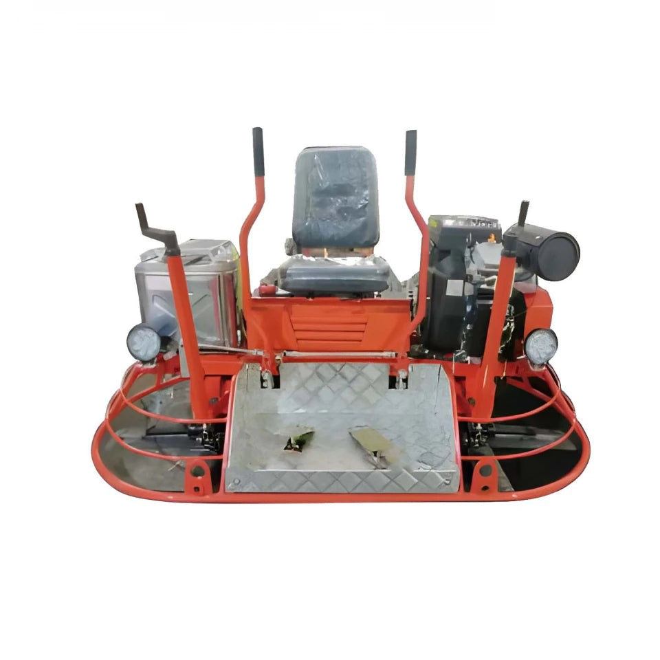 Twin-rotor troweling machine